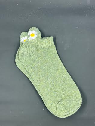 Embrodiered Ankle Socks
