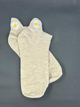 Embrodiered Ankle Socks