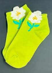 Socks - Ankle Single Flower Socks